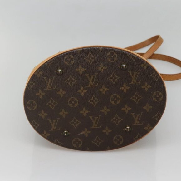 LOUIS VUITTON Monogram Bucket GM Shoulder Bag M42236 LV Auth 132841 - Picture 6 of 16